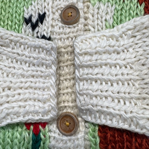 Charming Landscape Knit Cardigan Women’s Size S/M - Picture 8 of 8
